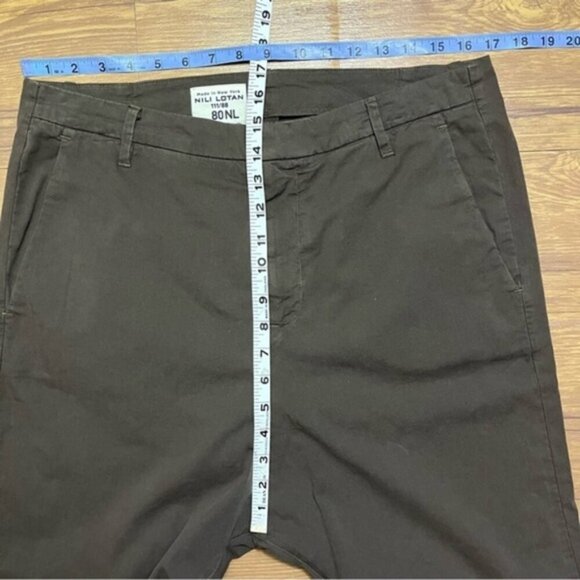 NWT Nili Lotan Paris Pant Chocolate Brown Women Size 10 - Picture 5 of 10